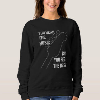 Bassisten mögen es tiefer Bassnoten, die man spürt Sweatshirt