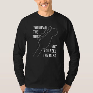 Bassisten mögen es tiefer Bassnoten, die man spürt T-Shirt