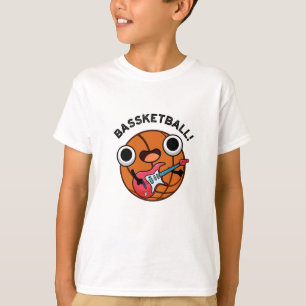 Bassketball Funny Basketball Music Pub T-Shirt