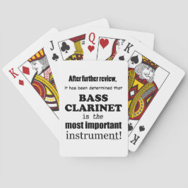 Bassklarinette wichtigstes Instrument Spielkarten