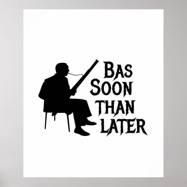 Bassoon als Spater Bassoon Pub Poster (Vorne)