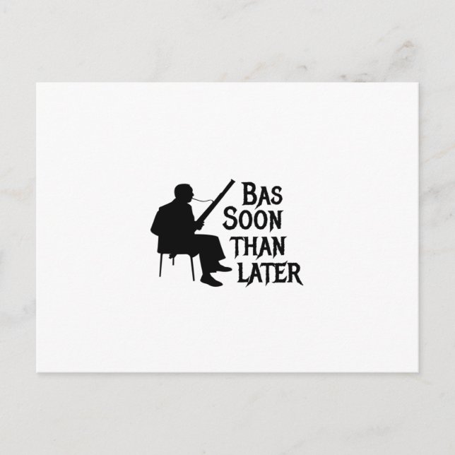 Bassoon als Spater Bassoon Pub Postkarte (Vorderseite)