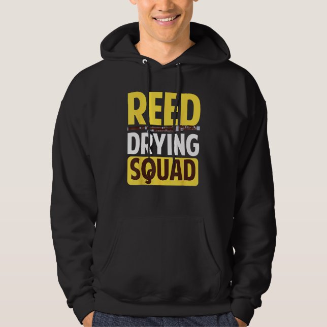 Bassoon Bassoonist Reed Drying Squad Hoodie (Vorderseite)