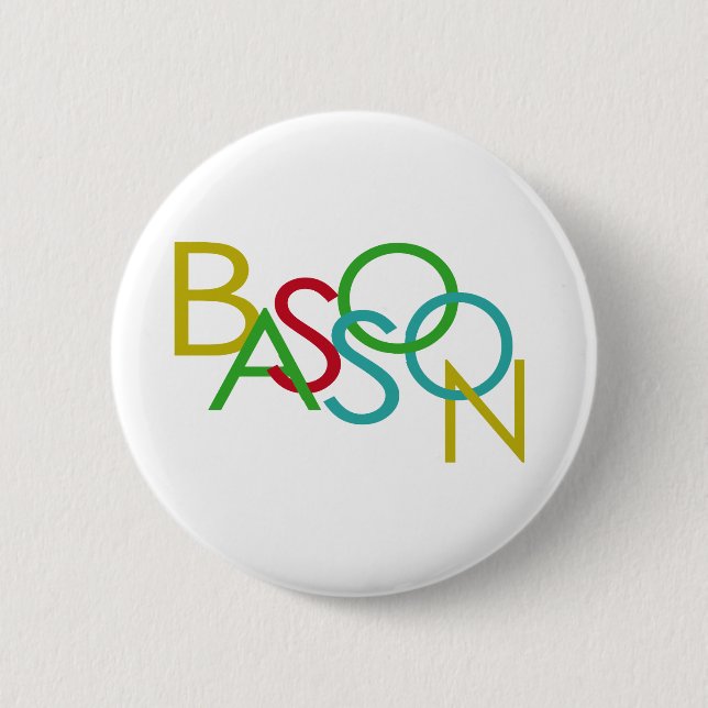 BASSOON-Briefe Button (Vorderseite)