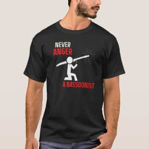 Bassoon Button Musikalisches Lebenstheater Nie ein T-Shirt