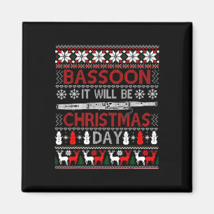 Bassoon Es wird Weihnachtsgeschenk Uganda Weihnach Magnet