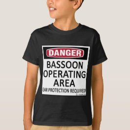 Bassoon-Geschäftsfeld T-Shirt