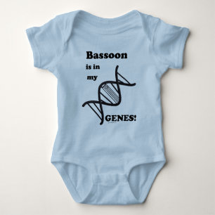 Bassoon in meinen Genen Baby Strampler