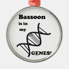 Bassoon in meinen Genen Ornament Aus Metall