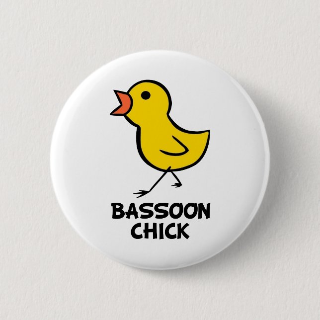 Bassoon-Küken Button (Vorderseite)