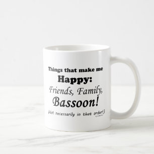 Bassoon macht mich glücklich tasse