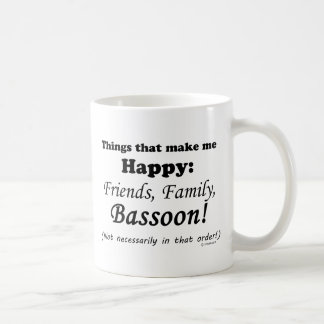 Bassoon macht mich glücklich tasse