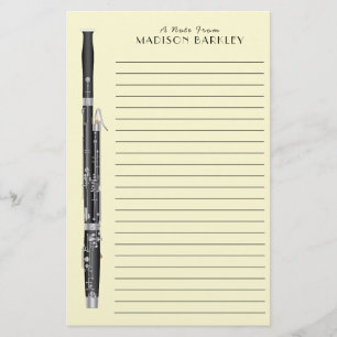 Bassoon Music Teacher Briefpapier