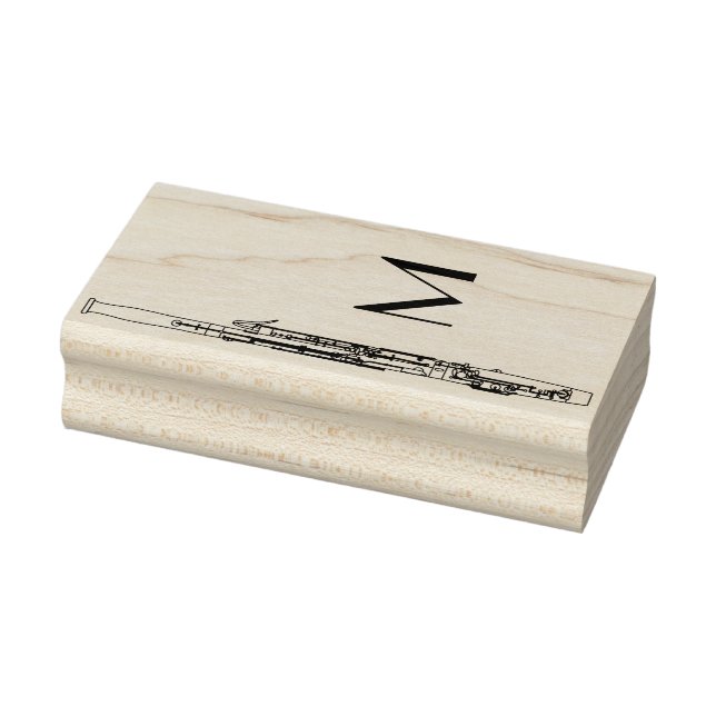 Bassoon Music Teacher Gummistempel (Stempel)