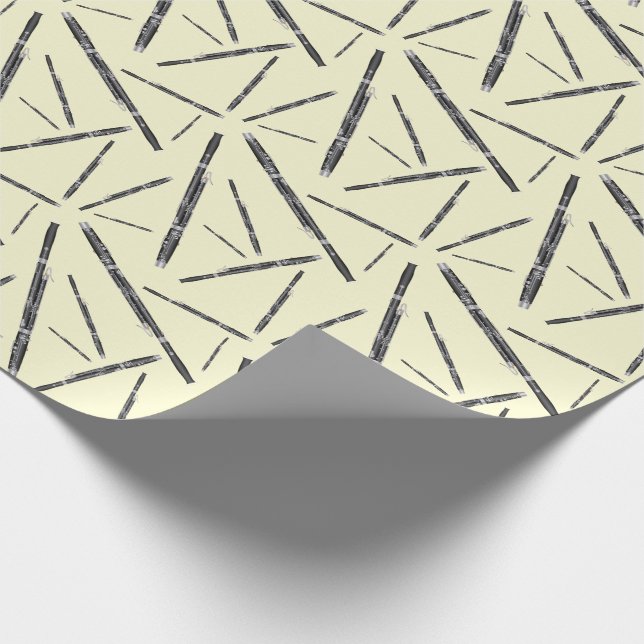 Bassoon Musician Music Teacher Woodwind Geschenkpapier (Ecke)