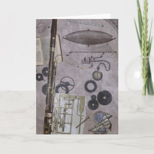 Bassoon or Spater Steampunk Karneval Karte