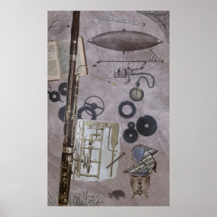 Bassoon or Spater Steampunk Karneval Poster