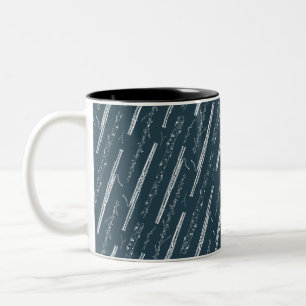 Bassoon Player Gift Music Band Orchestra Blue Zweifarbige Tasse