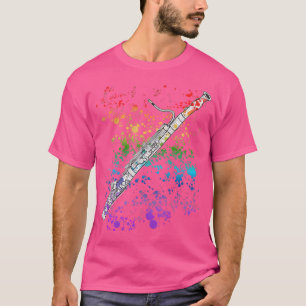 Bassoon Rainbow Colors Bassoonist Musician Orcs T-Shirt