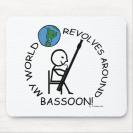Bassoon - Revolten rund um die Welt Mousepad