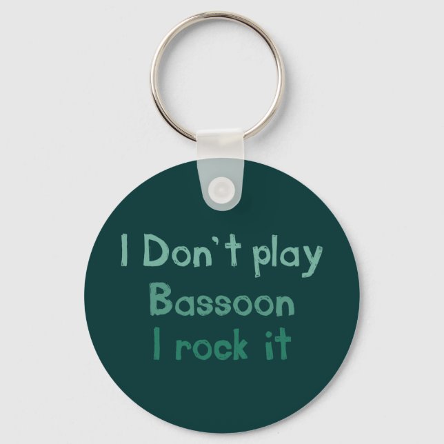 Bassoon Rock It Schlüsselanhänger (Vorderseite)
