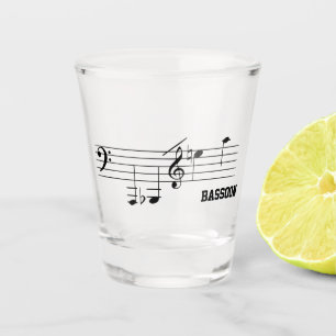 Bassoon Spielbereich Schnapsglas