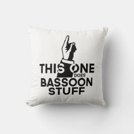 Bassoon Stuff - Funny Bassoon Music Kissen