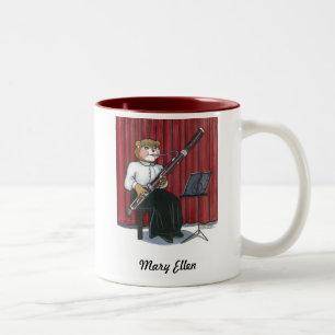 Bassoon-Tasse Zweifarbige Tasse