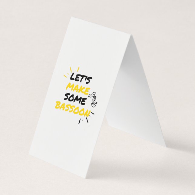 Bassoon Visitenkarten (Vorderseite)