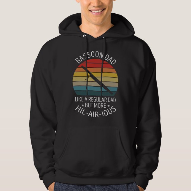 Bassoon Wind Instrument Quote for Bassoonist Hoodie (Vorderseite)