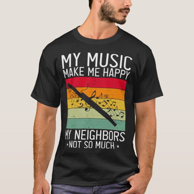 Bassoon Wind Instrument Quote for Bassoonist T-Shirt (Vorderseite)
