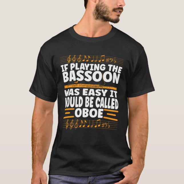 Bassoonist Bassoon Expert T-Shirt (Vorderseite)
