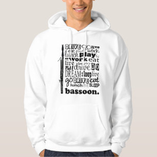 Bassoonist-Lebenbassoon-Musik-Geschenk Hoodie