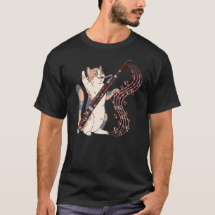 Bassoonist Music Orchestra Cat Bassoon T-Shirt