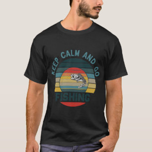 Bassquatch! Lustiger Bigfoot Angelsport Outdoor Re T-Shirt
