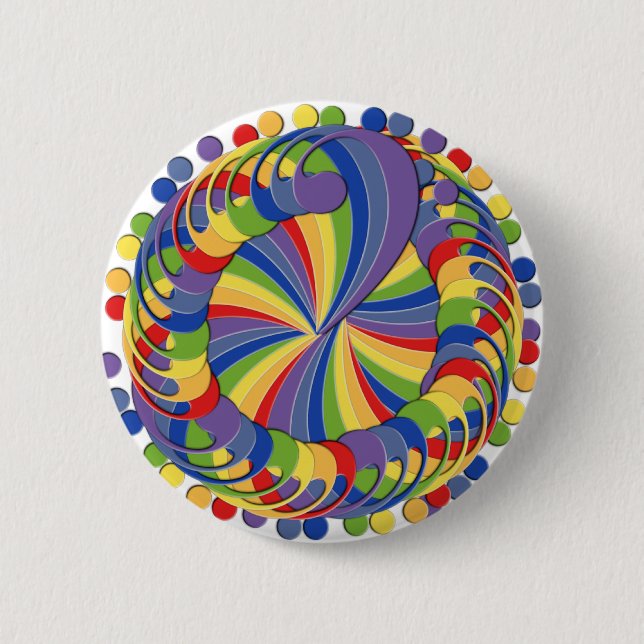 Bassschlüssel Pinwheel 2 Button (Vorderseite)