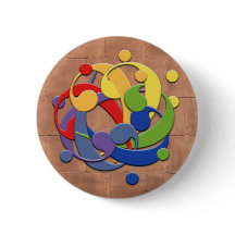 Bassschlüssel-Regenbogen-Ball-Puzzlespiel