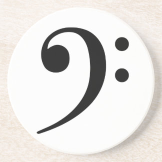 Bassschlüssel-Sandstein-Untersetzer Sandstein Untersetzer