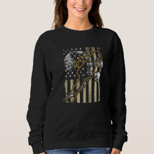 Bassspieler Bassgitarre Bassschlüssel Band Orchest Sweatshirt