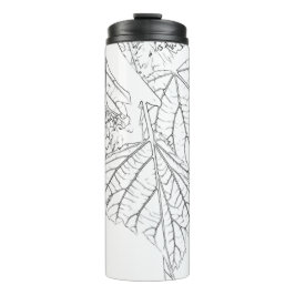 Basswood-Blätter Thermosbecher