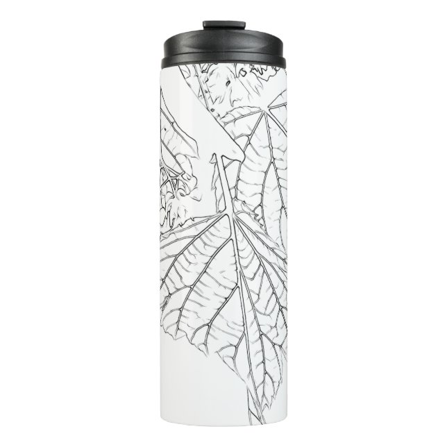 Basswood-Blätter Thermosbecher (Vorderseite)