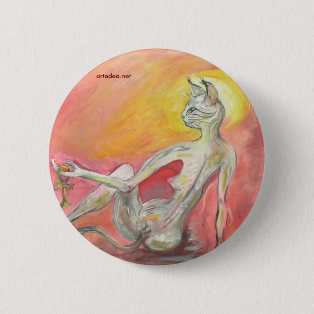 Bast, - Button (Vorderseite)
