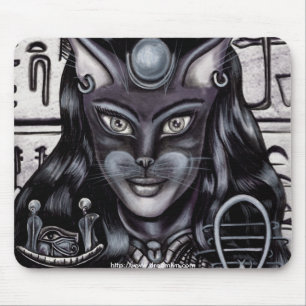 Bast Cat Goddess Ägyptisch Mousepad