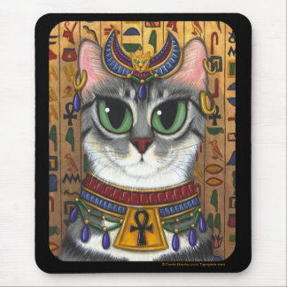 Bast-Göttin, Ägypter Bastet Katze Mousepad