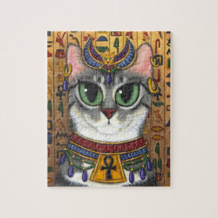 Bast-Göttin-Katzen-Ägypter Bastet Puzzle