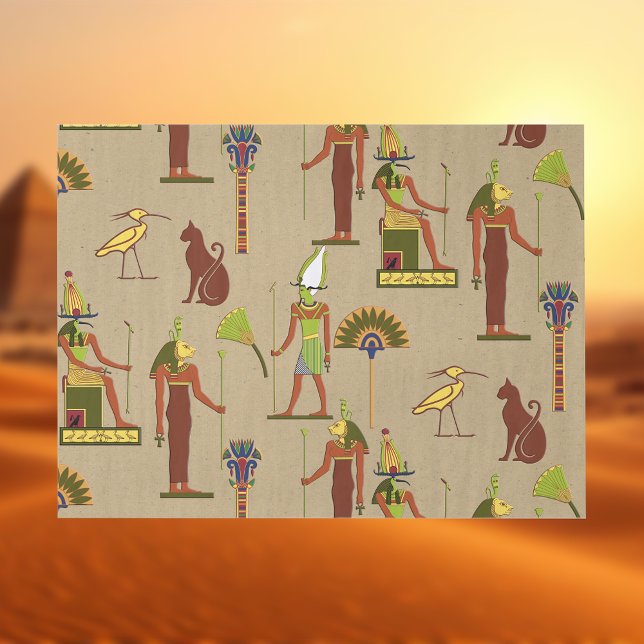 Bast, Osiris und Thoth Seidenpapier (Von Creator hochgeladen)