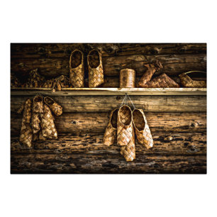 Bast Schuhe zu verkaufen Fotodruck