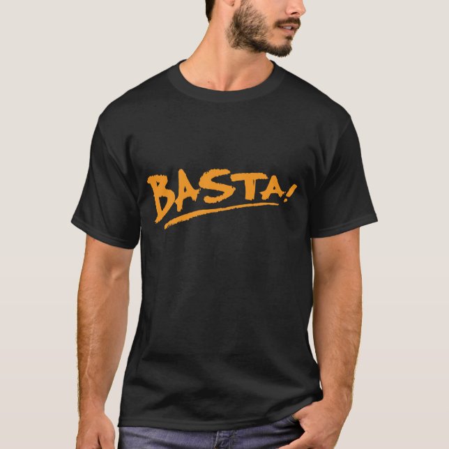 Basta Orange T-Shirt (Vorderseite)