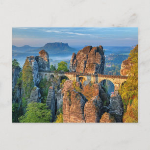 Bastei Ancient Bridge and Rock Formation, Deutschl Postkarte