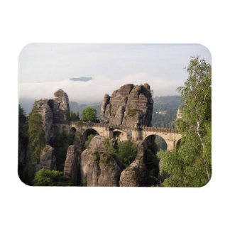 Bastei-Brücke in Deutschland rechteckiger Magnet